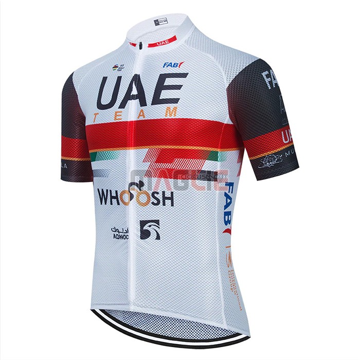 Maglia UAE Manica Corta 2021 Bianco - Clicca l'immagine per chiudere